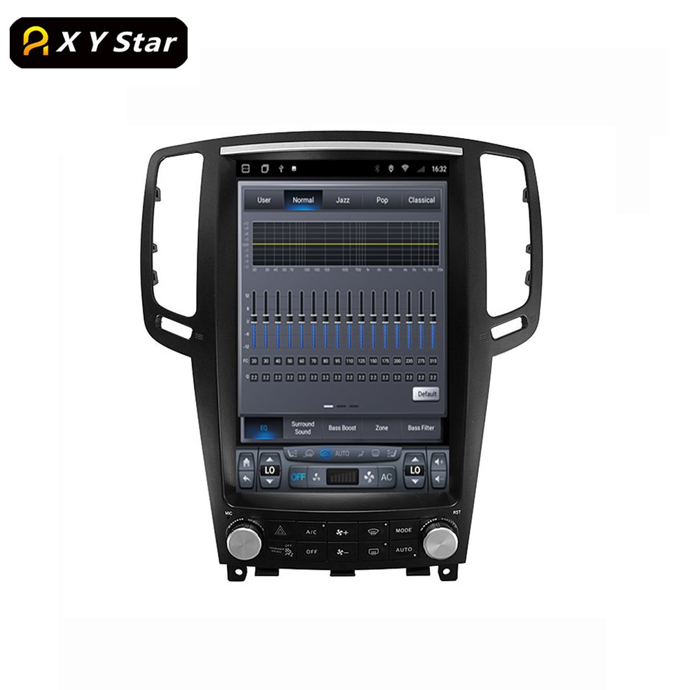 XYstar Tesla Style 12.1 Inch Android Gps Navigation Stereo Car Video Car Dvd Player For Infiniti G25 G37