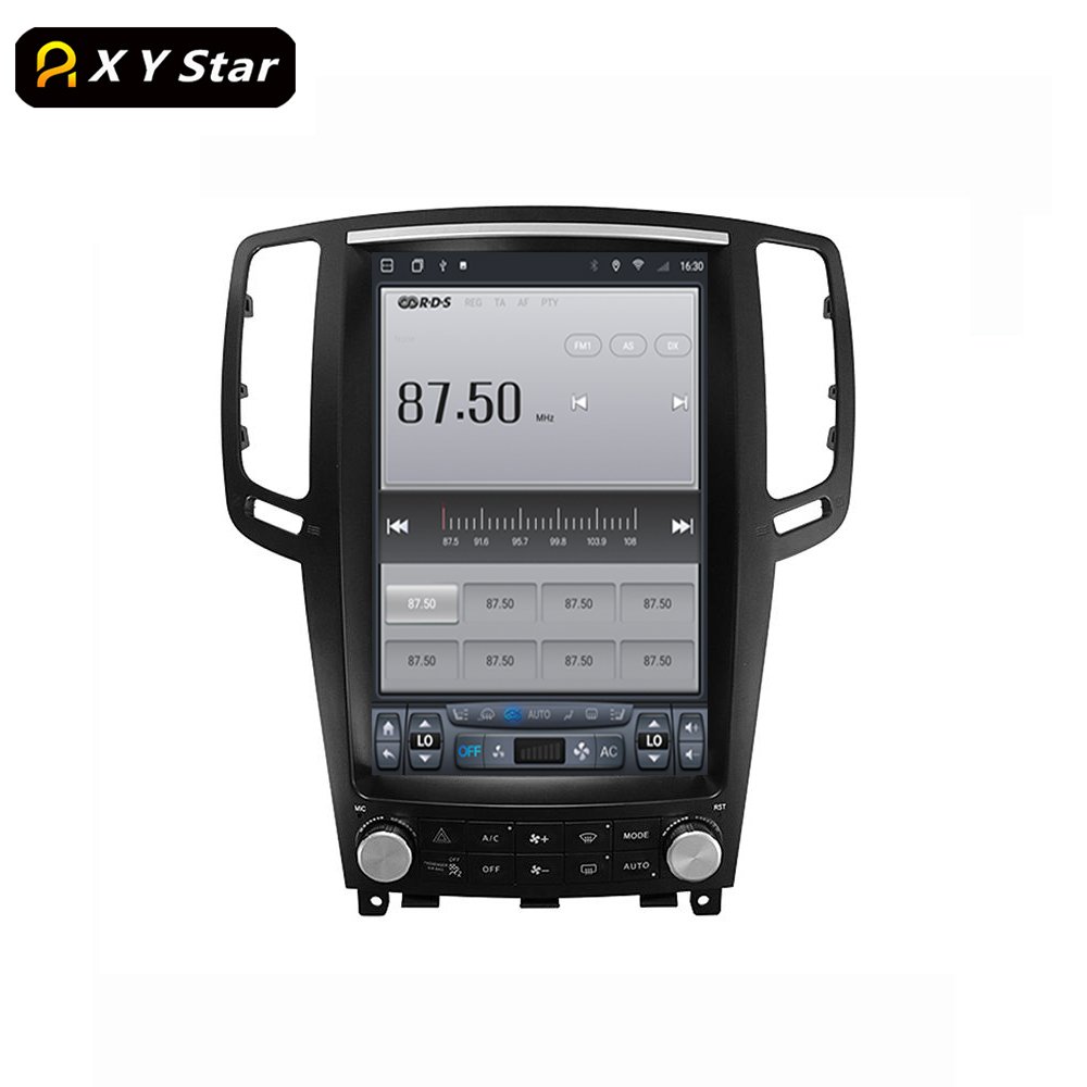 XYstar Tesla Style 12.1 Inch Android Gps Navigation Stereo Car Video Car Dvd Player For Infiniti G25 G37