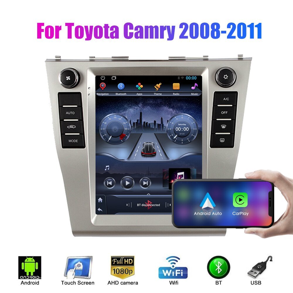 For Toyota Camry 2008-11 Double Din Car Stereo 2 Din Android Car Radio MP5 Player Autoradio Audio Car DVD Player Navigation GPS