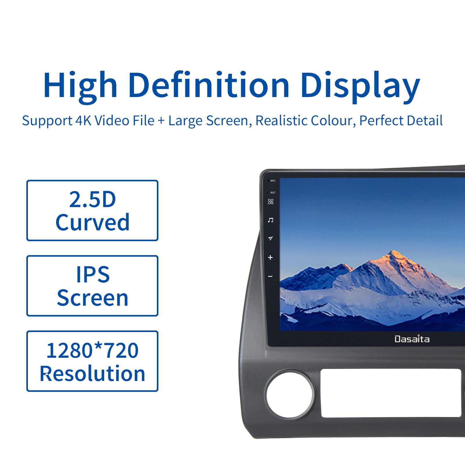Dasaita 10.2 inch for Honda Civic 2009 2010 2011 Car Radio Backup Camera 1280*720 BT Android auto GPS Car DVD Player
