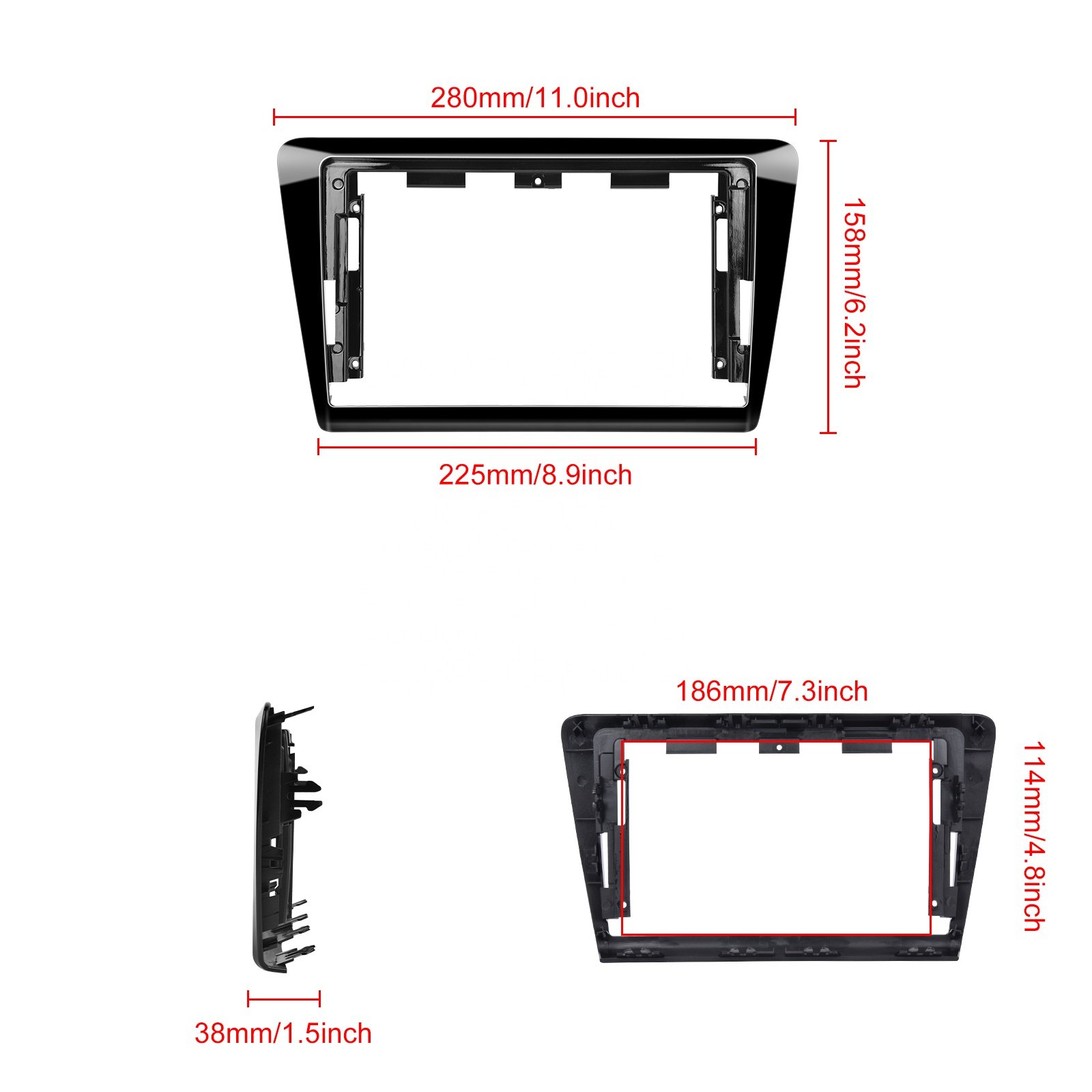 Podofo 9'' Android Car Radio Carplay Android Auto GPS RDS HIFI with AHD Camera For Volkswagen Skoda Rapid 2013 Wholesale