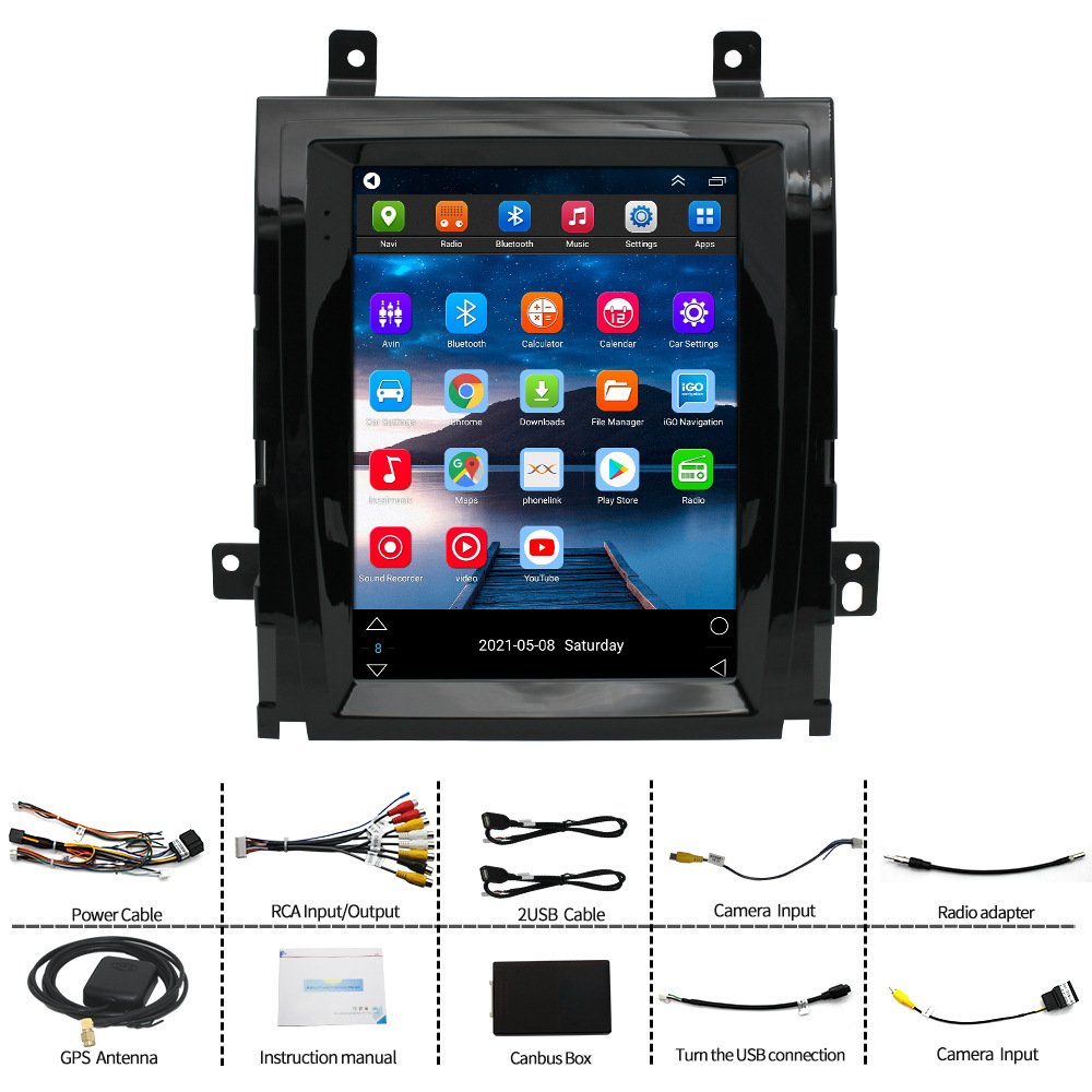 Factory Price 9.7 inch Android 9.0 Car Stereo Radio Video Car DVD Player for Cadillac Escalade 2007-2014