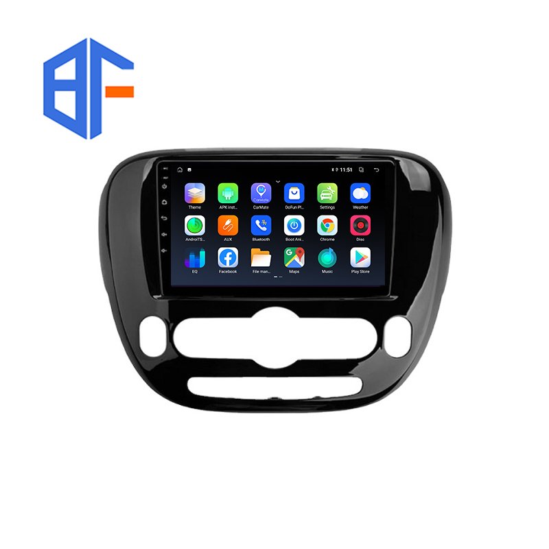 Android 10.0 System Car DVD 9 Inch Touch Screen Car Stereo for Kia Soul 2 2013-2019 with Reverse Camera Screen 2 Din
