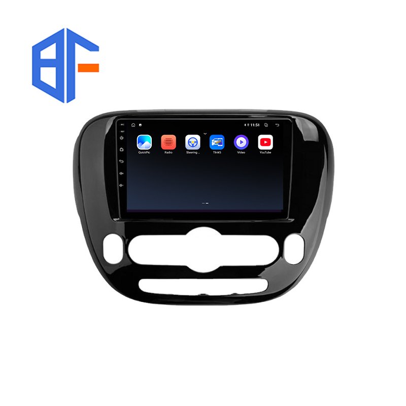 Android 10.0 System Car DVD 9 Inch Touch Screen Car Stereo for Kia Soul 2 2013-2019 with Reverse Camera Screen 2 Din