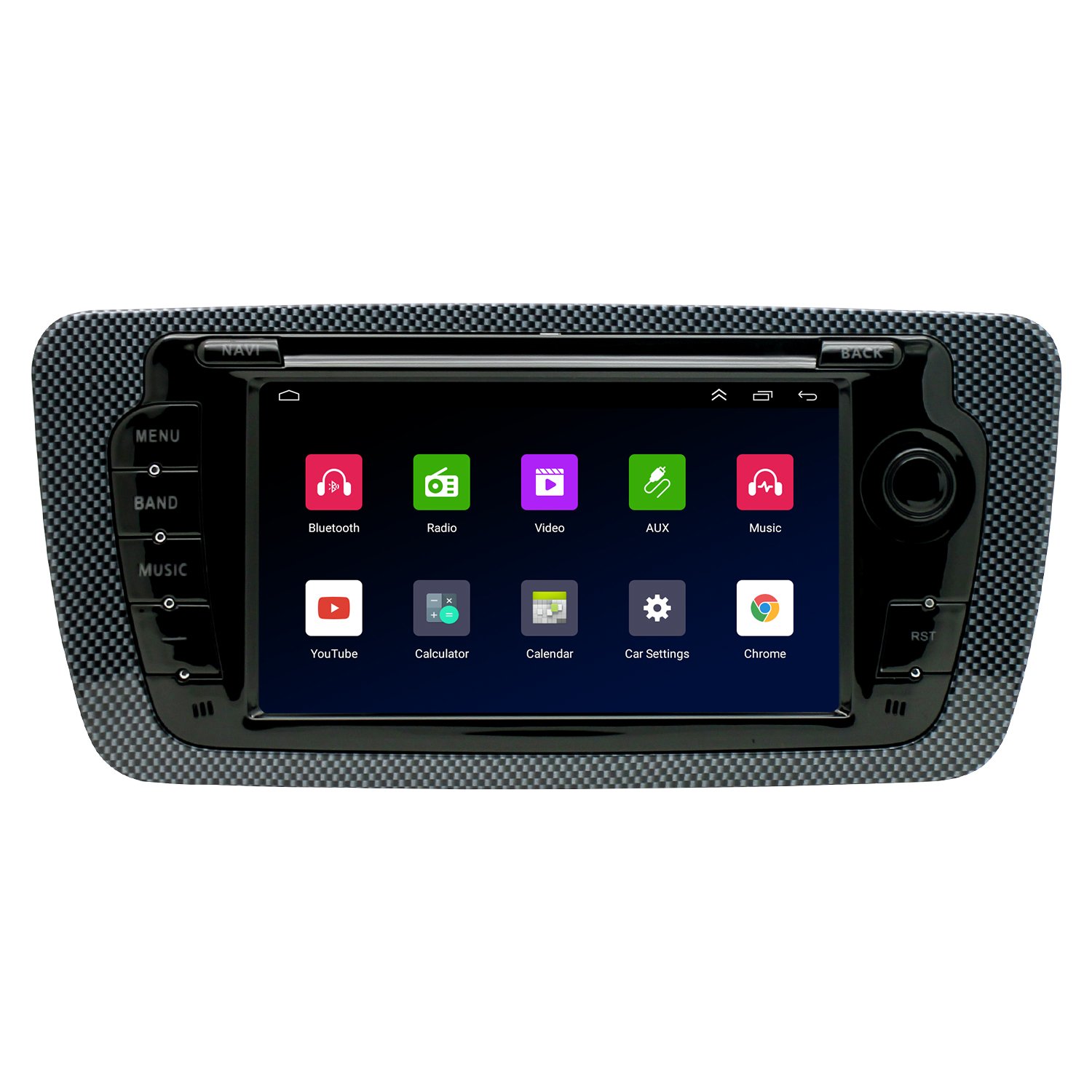 GRANDNAVI Touch Screen Car Radio GPS Navigation WIFI BT Call Wireless CarPlay Android Auto BT Call For Seat Ibiza 2009-2013
