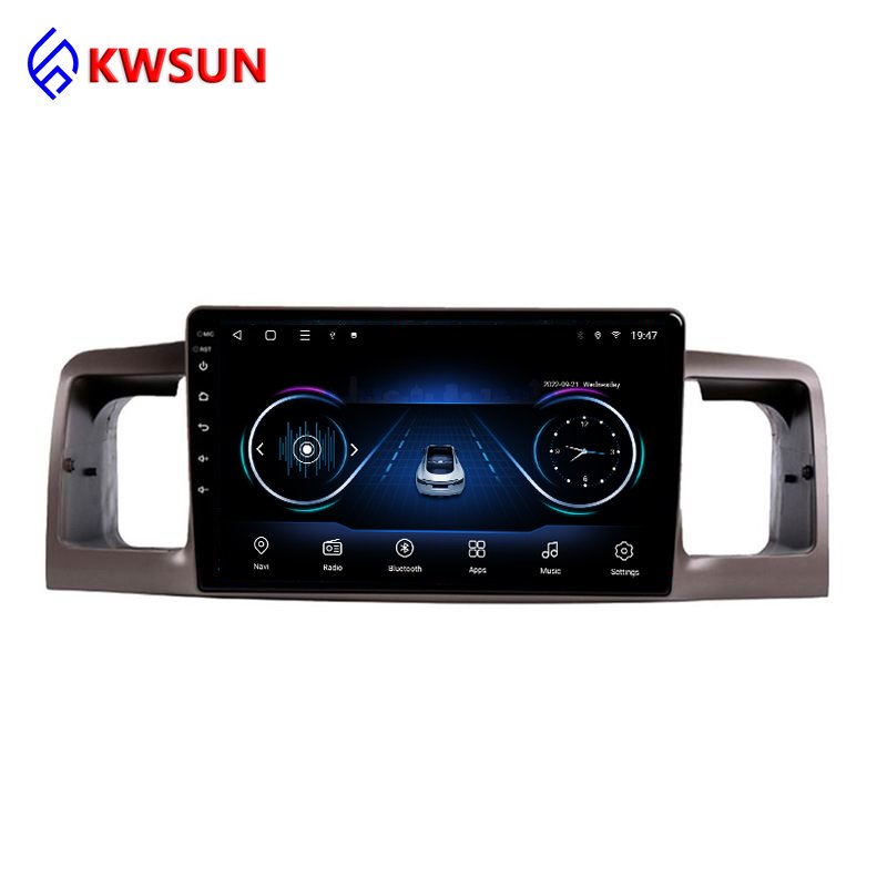 Universal Double Din Android Car Radio IPS Touch Screen Car Video Car DVD player BT GPS for Toyota 2006 Corolla EX