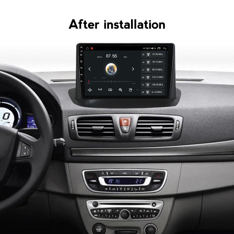 Mekede MS 8-Core 8+128GB IPS Screen Car DVD Player video Vehicle mounted display for Renault Megane 3 2008 2014 9inch
