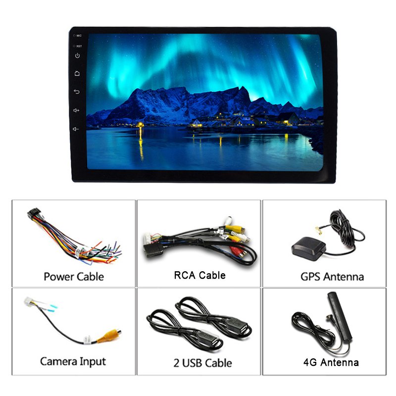 7 9 10 inch autoradio universal 2 din touch screen stereo gps navigation audio android 4G car radio