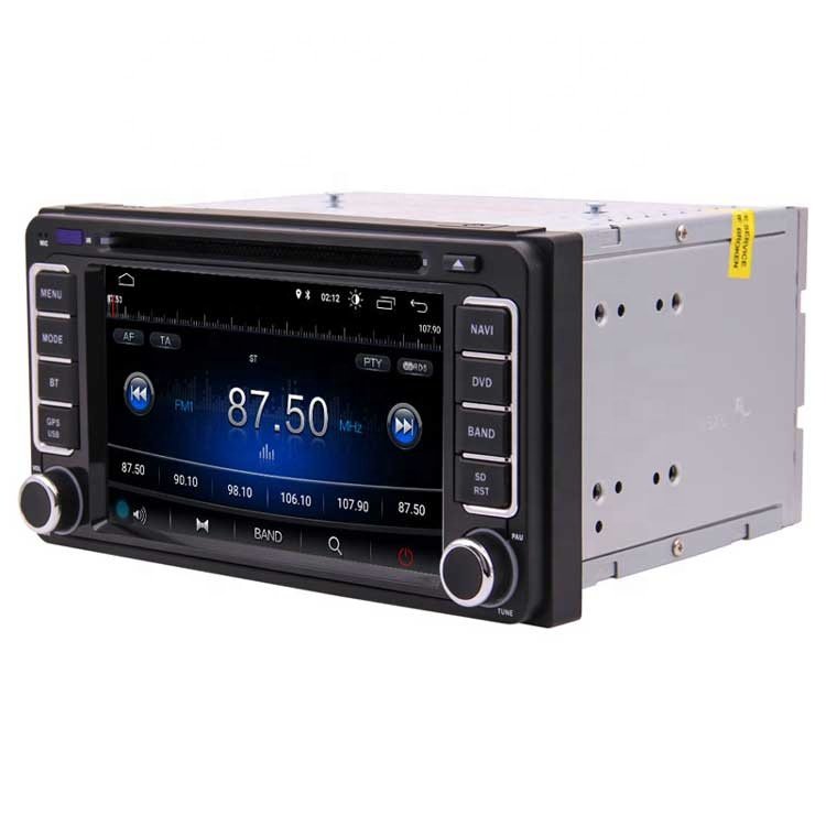 6.2 Inch Quad-core Android 10.0 Car DVD Player For Toyota With GPS Navigation Wifi 4G Support USB/SD Mirror Link