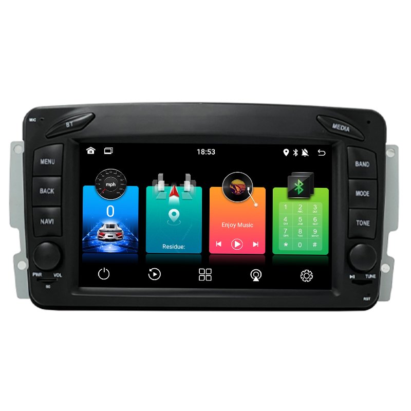 8Core 4G Carplay 2Din Android 13 Car Radio For W203 Mercedes Benz Vito W639 W168 VaneoClk W209 W210 ML Multimedia GPS Navigation