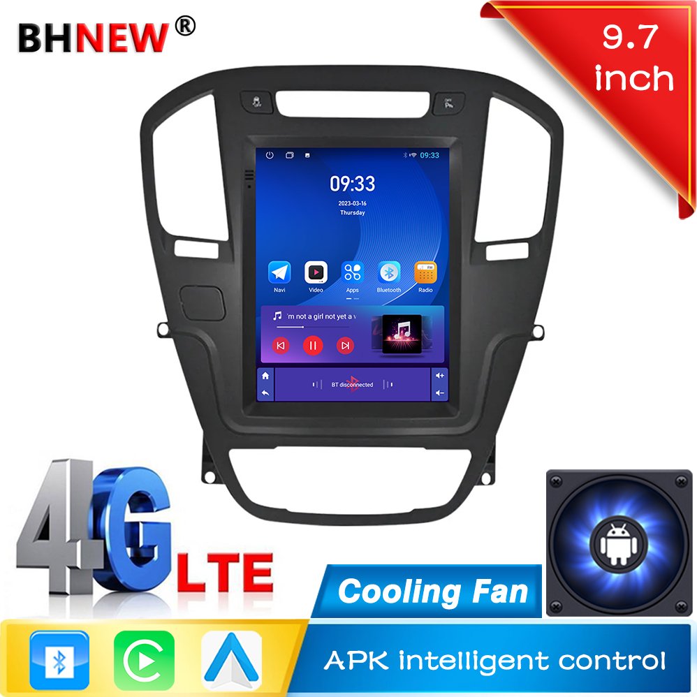 9.7" tesla Style car video player For Opel Insignia 2008-2013 GPS navigation built-in dsp carplay auto radio android head unit