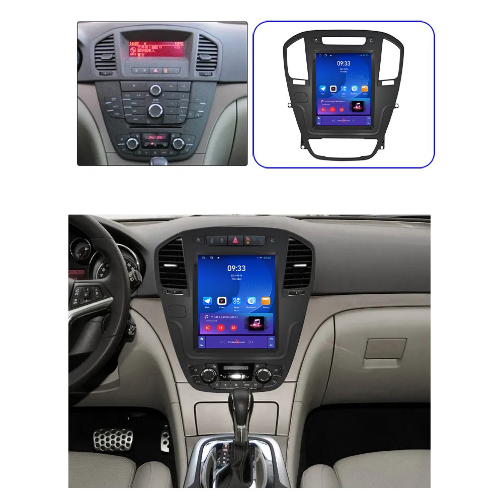 9.7" tesla Style car video player For Opel Insignia 2008-2013 GPS navigation built-in dsp carplay auto radio android head unit