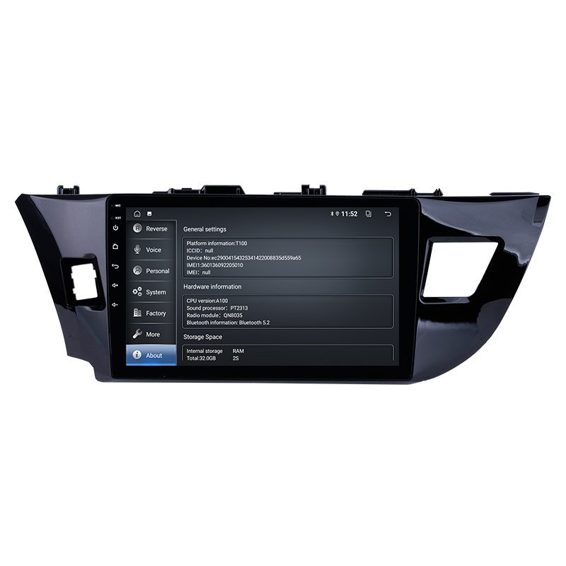 2 din Touch Screen Android 10 Car Radio Support BT WIFI DSP For Toyota Corolla 2014-2016 Levin 2013-2016 Car DVD Player