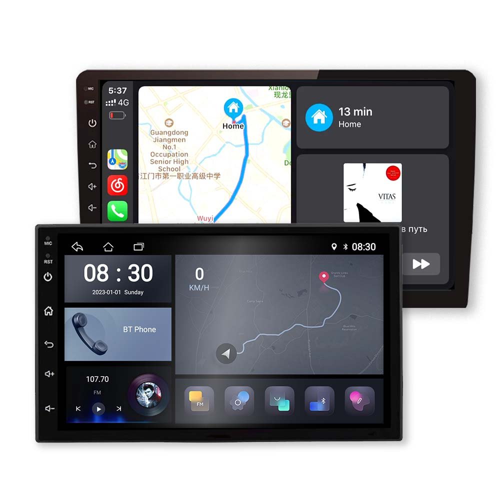 Factory price touch screen car dvd player double din android head unit car dvd player android car stereo