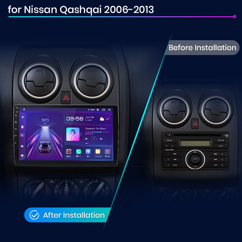 Junsun Car DVD Player Autoradio Radio for Qashqai J10 Navigation Android Car Radio for Nissan Qashqai J10 2006-2013 Accessories