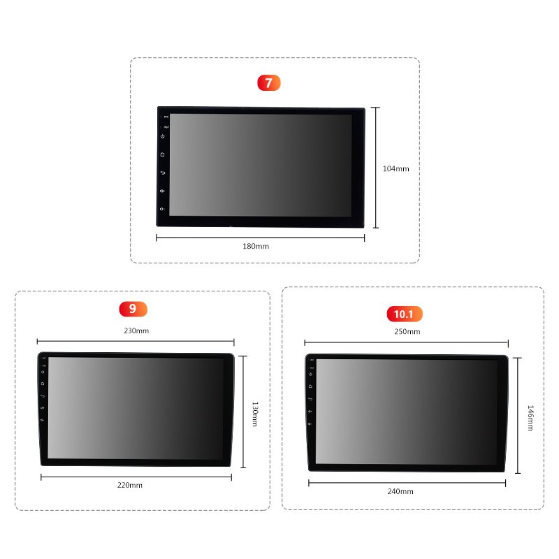 9 inch android car dvd player universal android car radio touch screen sterio for car wifi ahd bt gps navigation