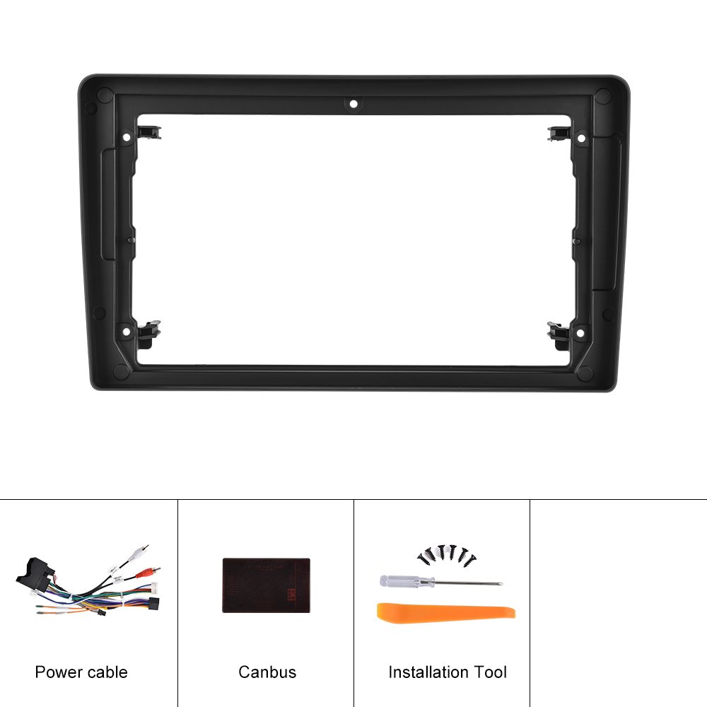 (EU Stock) Podofo 9'' Car Radio Wiring Harness Android Frame Dashboard Installation Kits For Opel Zafira/Antara/Astra 2006-2010