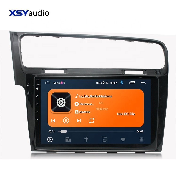Car DVD Player Navigation GPS Vw Golf Mk1 Accessories for Volkswagen VW Golf 7 2013-2016 Quad Core 2GB RAM 32G Vw Rcd 330g 10.1"