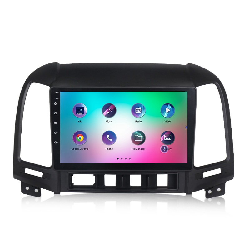9 inch 8 Core Android 13.0 Car Screen Qualcomm 4250 Carplay Radio for Hyundai Santa Fe 2005-2012 DSP Car Stereo Player