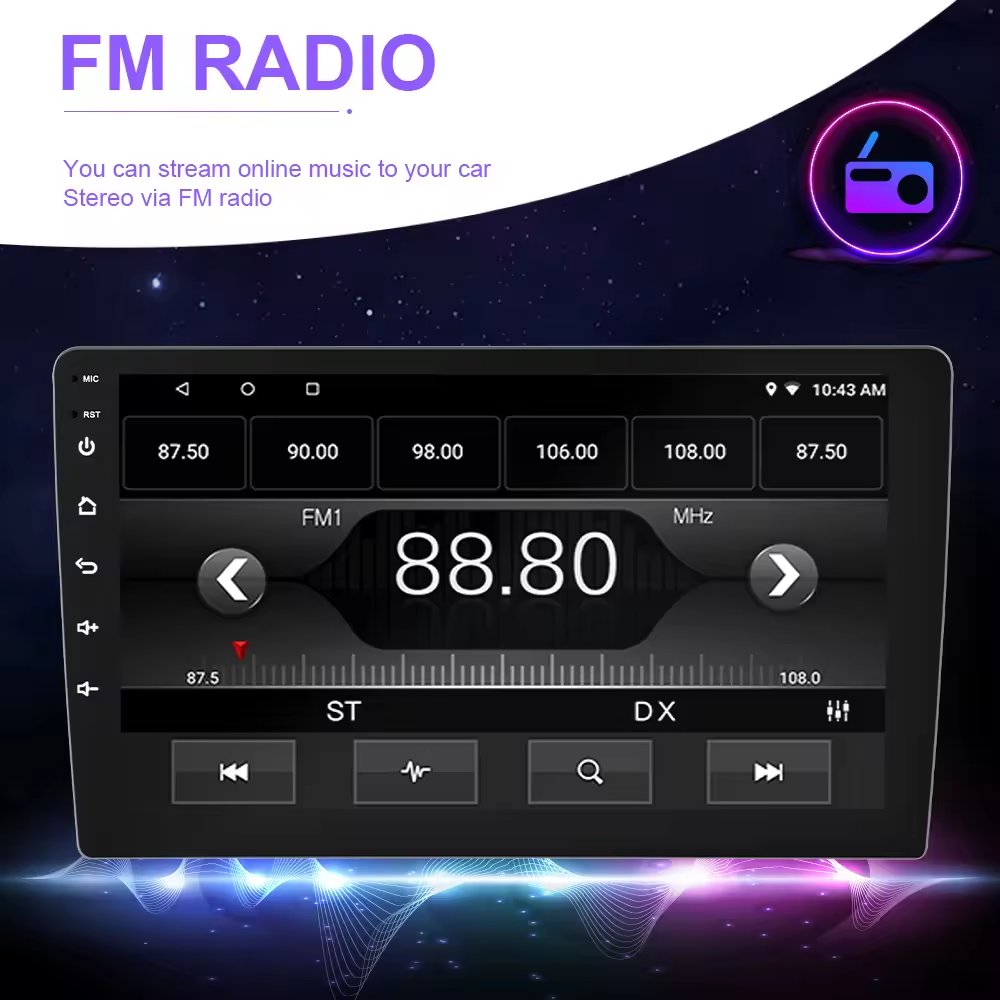 Fantastic 2 Din Carplay Radio Dvd Player Auto Audio Stereo 9'' 10'' Navigator Gps Android System Car MP5 Navigation For All Cars