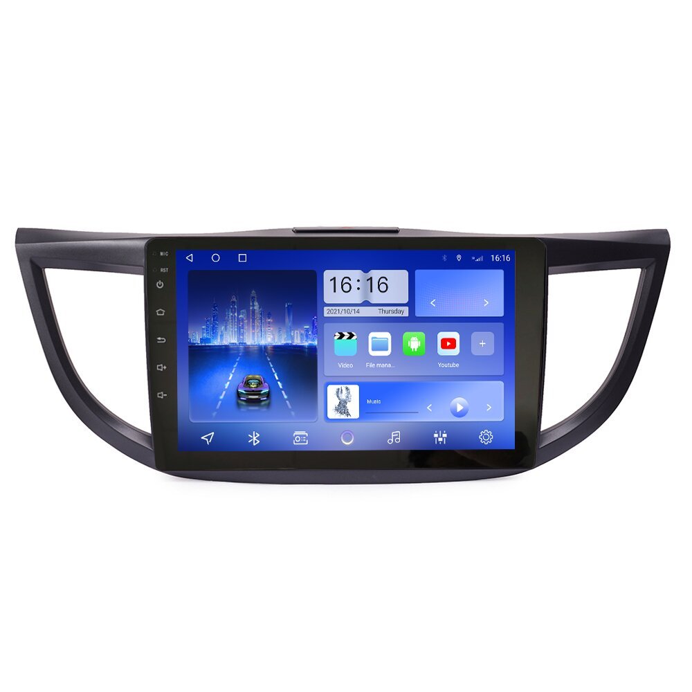 For Honda CRV 2012 2013 2014-16 10.33 inch QLED Screen Headunit Device Double 2 Din Car Stereo GPS Navigation Android Car Radio