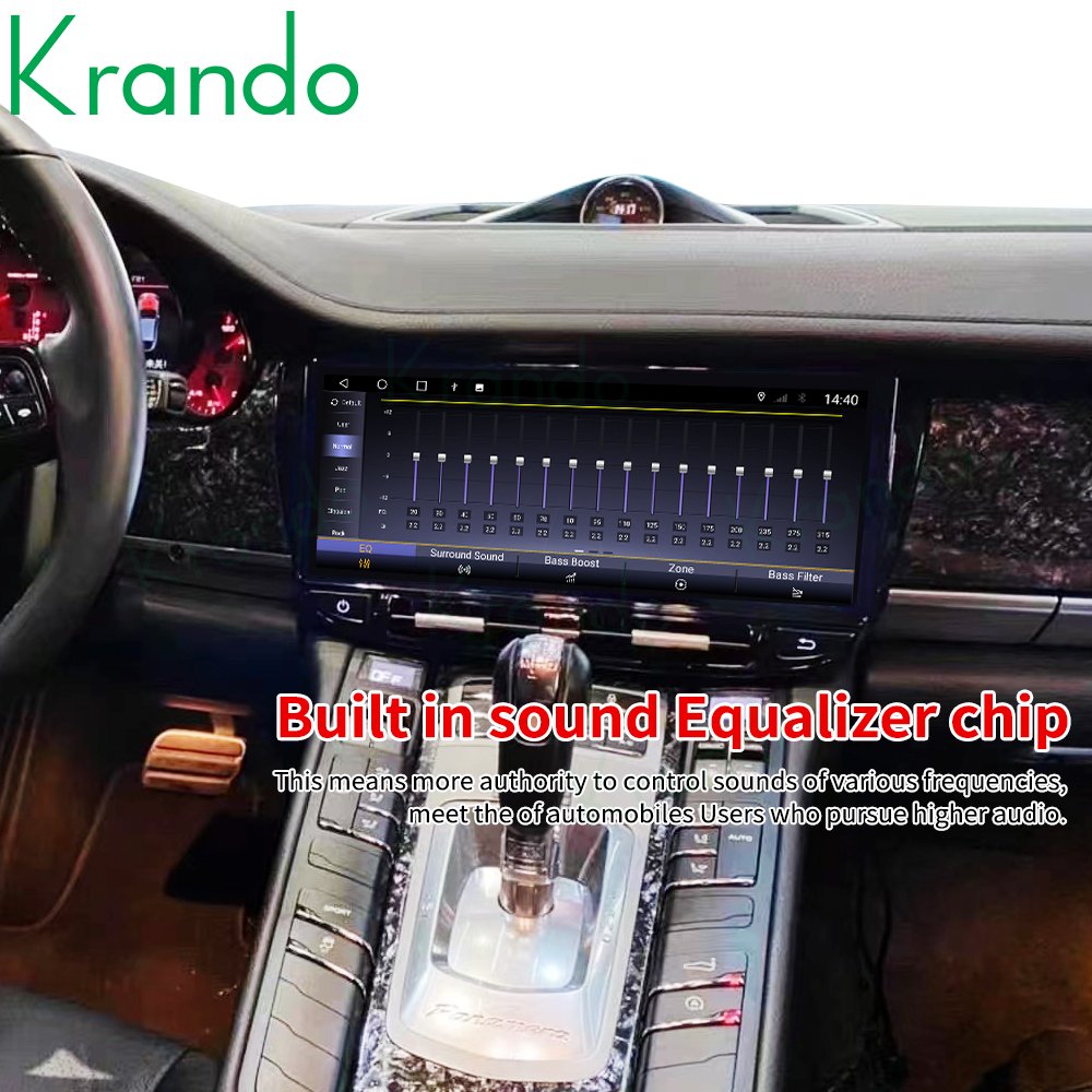 Krando 12.3" Car Navigation for Porsche Panamera 2010+ Android Auto Head Unit Support Wireless Apple Carplay 4G WIFI