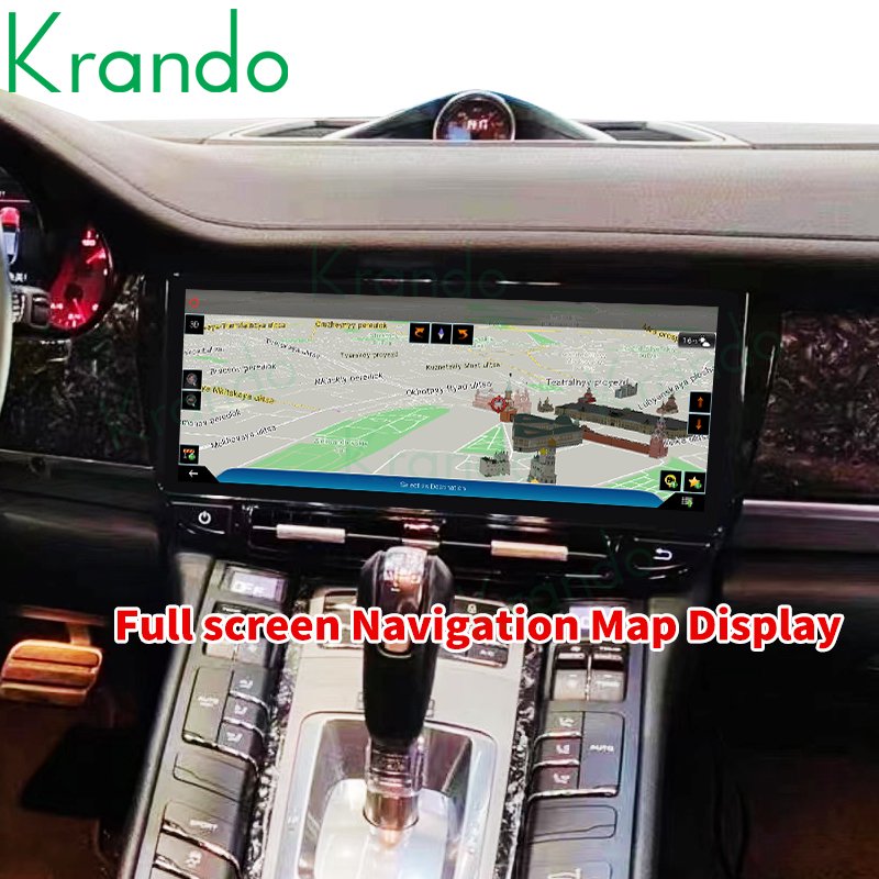 Krando 12.3" Car Navigation for Porsche Panamera 2010+ Android Auto Head Unit Support Wireless Apple Carplay 4G WIFI