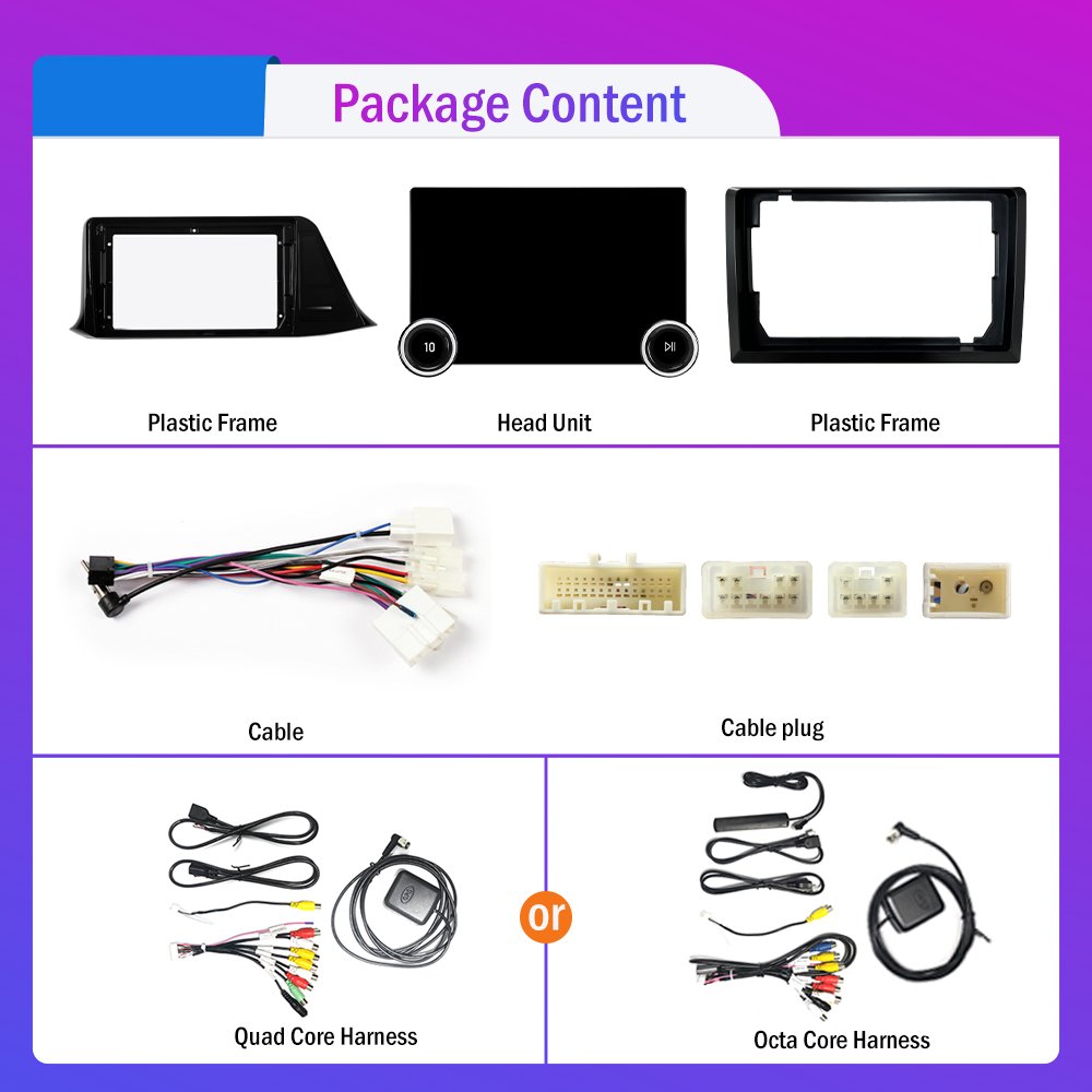 11.8Inch 2Din Android Car Radio For Toyota Izoa C-HR 2015-2019 LHD 2K QLED Screen Car Stereo Car DVD Player Carplay Android Auto