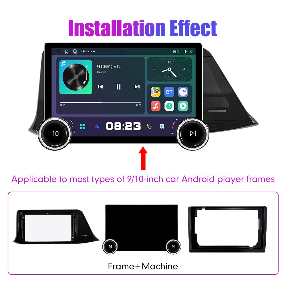 11.8Inch 2Din Android Car Radio For Toyota Izoa C-HR 2015-2019 LHD 2K QLED Screen Car Stereo Car DVD Player Carplay Android Auto