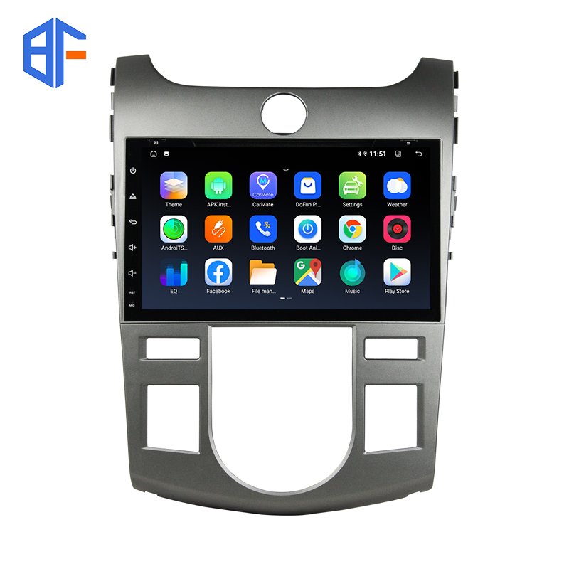 Android 10 Car DVD Player 2 Din Touch Screen 2+32GB Car Navigation Player for Kia Forte Cerato 2009-2013 Car Radio