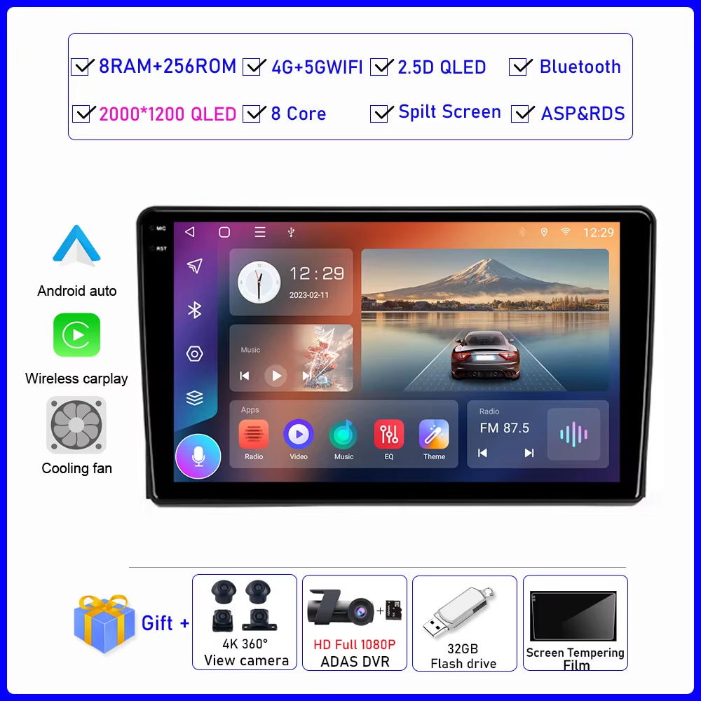 New style auto electronics radio for car Quad core Octa core Universal Car DVD Player car radio android
