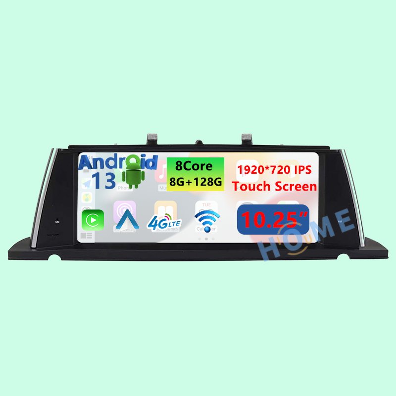 10.25" Android 13 8G+128G Car Multimedia Video Player GPS Navigation For BMW 5 Series GT F07 2009 - 2016 Wireless CarPlay Auto