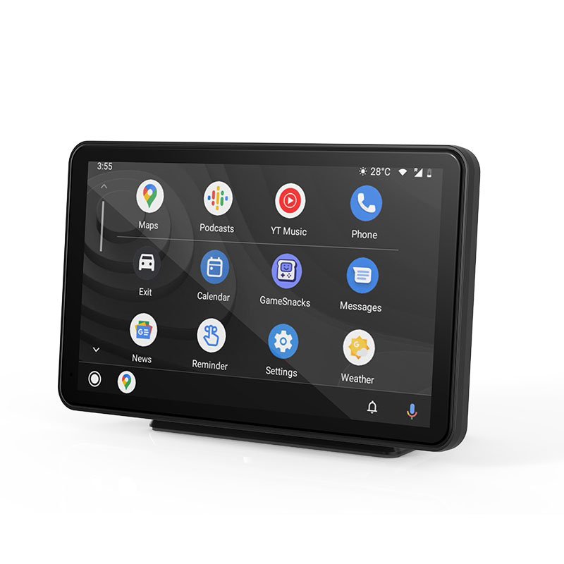 Car Mounted 7-inch Smart 2.5D Screen Wireless Carplay Android Auto Global Navigation System Supports Video Playback Touch Screen