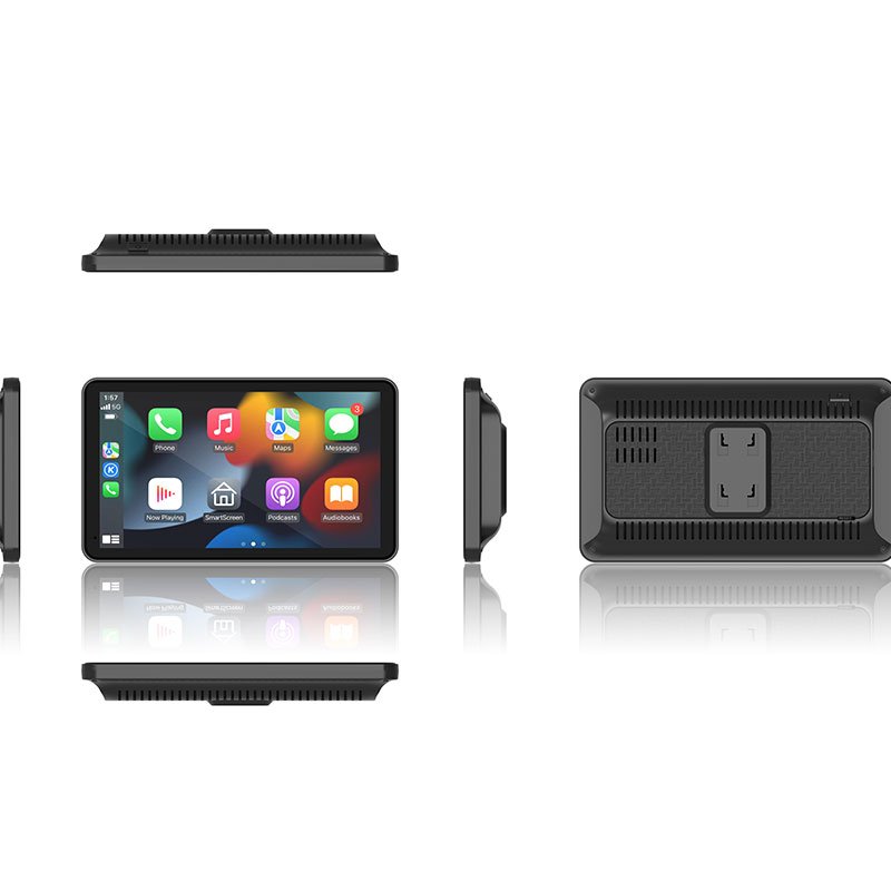 Car Mounted 7-inch Smart 2.5D Screen Wireless Carplay Android Auto Global Navigation System Supports Video Playback Touch Screen