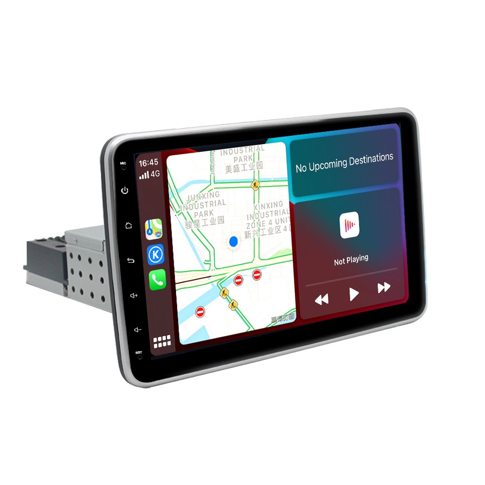 Universal 1 Ding 9.10 inchAndroid car Bluetooth multimedia video playercar DVD rotatable 360 degree wireless carplayAndroid auto