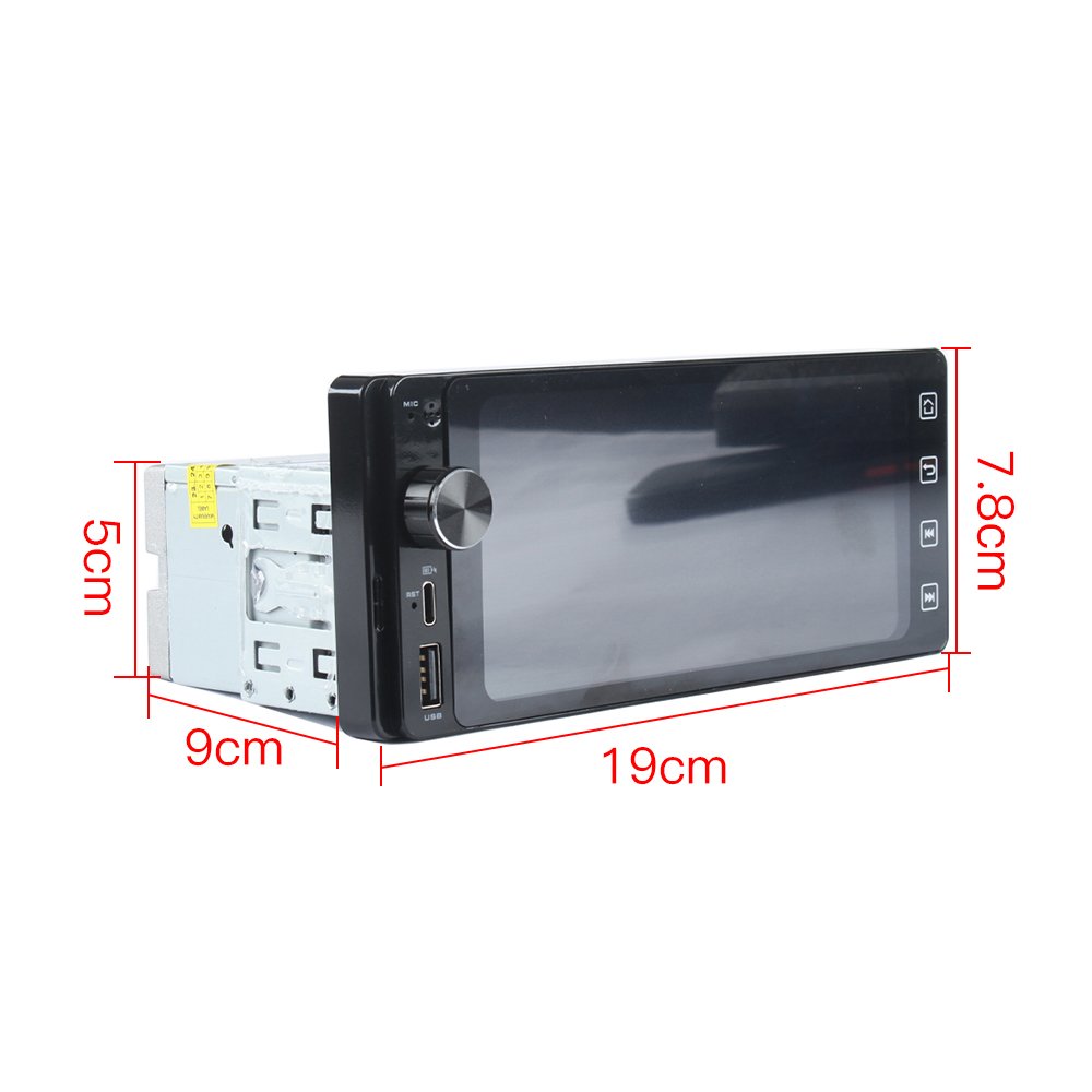6.25 Inch Single din car stereo 1 din Linux car radio mp5 player auto radio audio car dvd player gps navigation