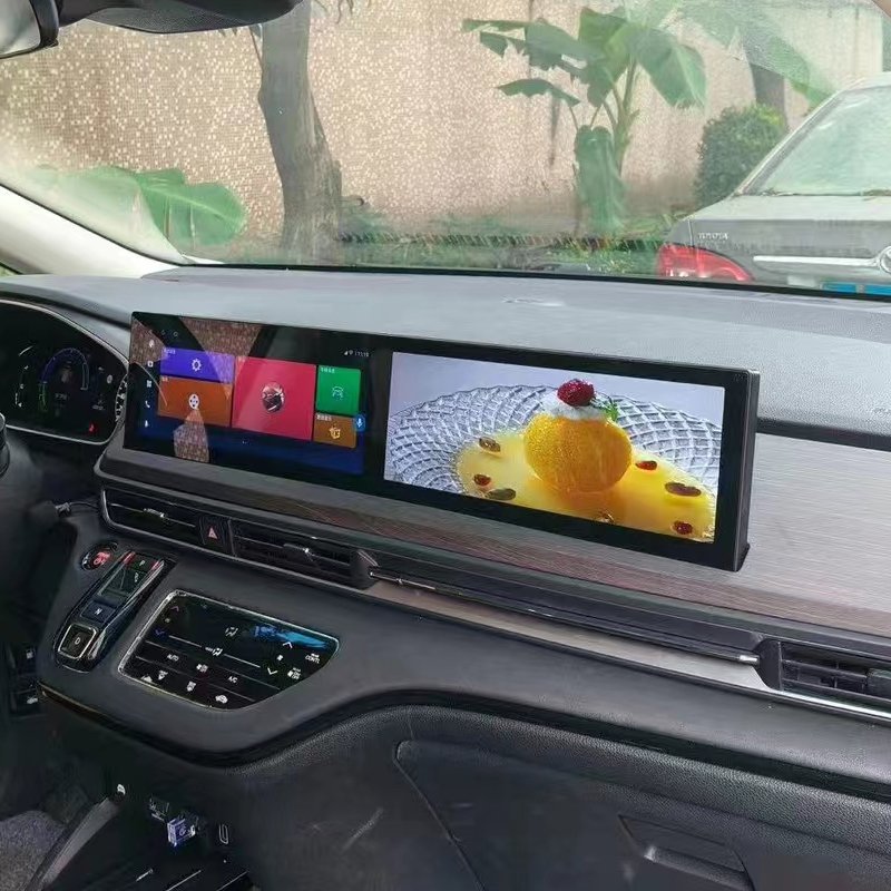 Dual Interactive 12.3 Inch Android GPS Navigation Car DVD Player Radio with Carplay for Honda Odyssey