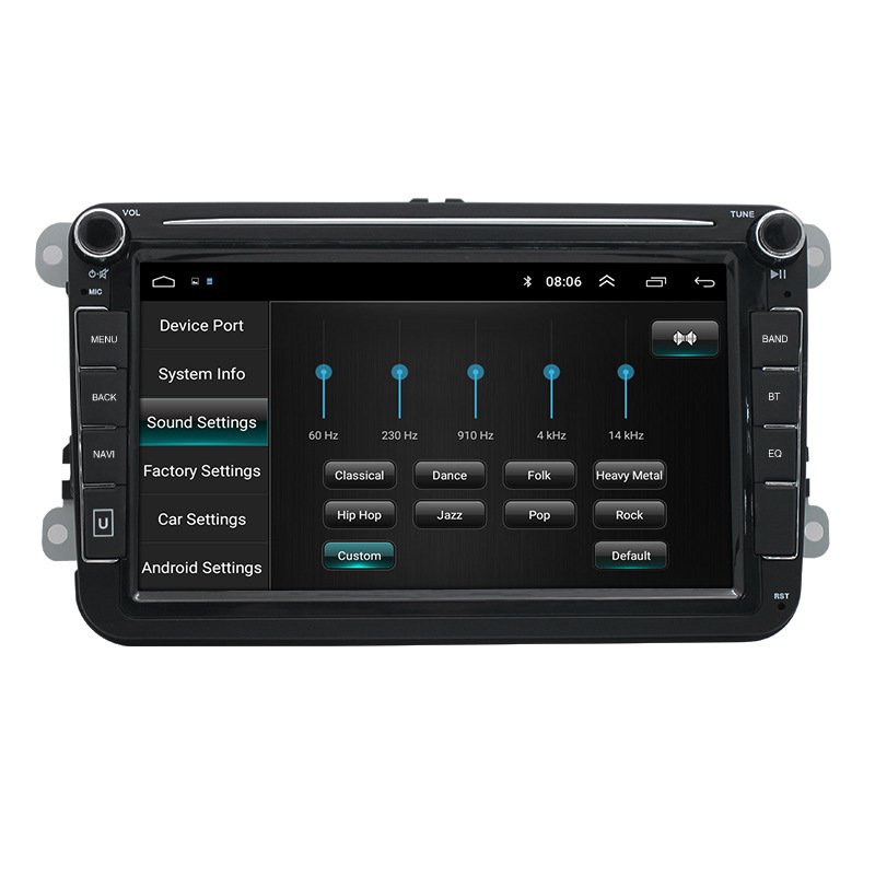 8 inch 2 Din Android Navigation for VW Universal Car Dvd Player Car Stereo Car Radio Auto GPS Audio