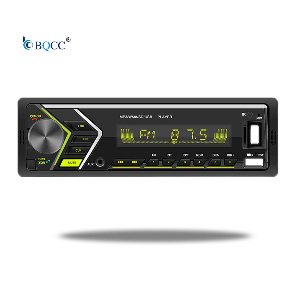 Factory Price 1Din Car Radio MP3 Player BT FM USB AUX-in In-dash Car Audio Car Stereo 7 Colorful Lights Music Playback
