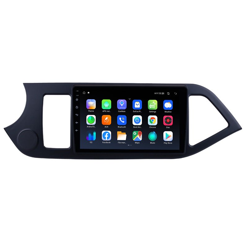 9 Inch android 12 Full Touch Screen Car GPS Navigation DVD Player for Kia Picanto Morning 2011-2014 RHD 2+32GB