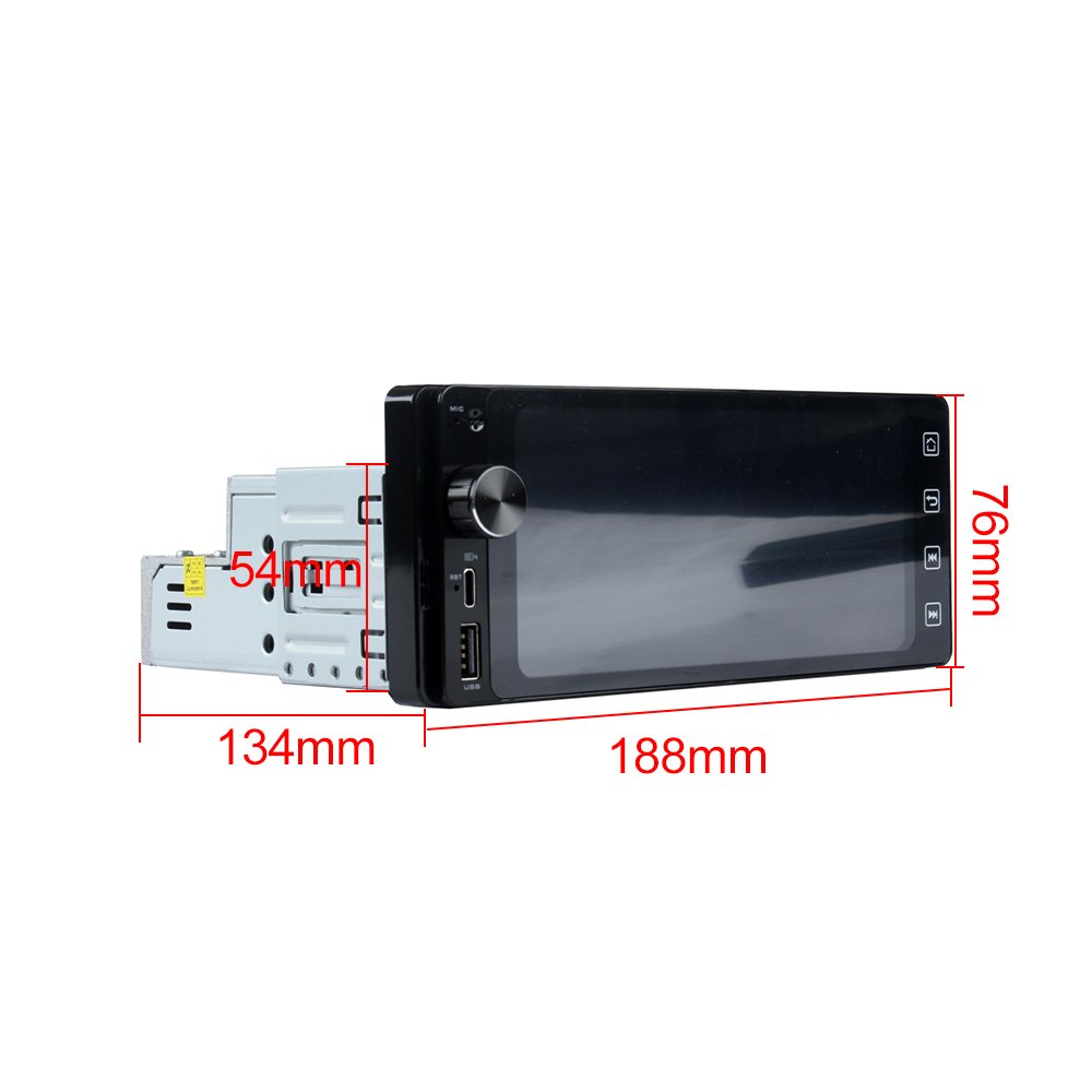 6.25 Inch Single din car stereo 1 din android car radio mp5 player auto radio audio car dvd player gps navigation