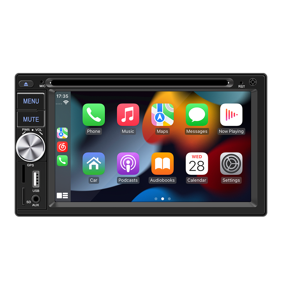 6.2 Inch S4800 Car DVD Player 5.0 HD Reversing Video Car MP5 Wired Carplay Car Multi-function Multimedia Player