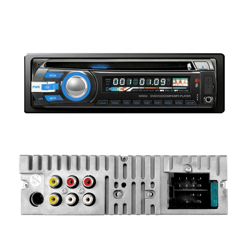 1din car USB/SD/TF digital DVD player FM/AM/RDS with BT DVD/VCD/CD Aux-in color LCD display car dvd