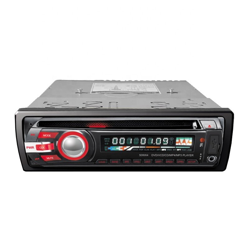1din car USB/SD/TF digital DVD player FM/AM/RDS with BT DVD/VCD/CD Aux-in color LCD display car dvd