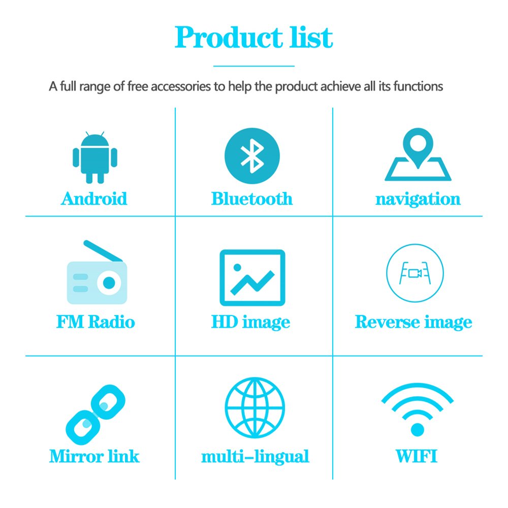 Android 9.0 Car DVD Player For Toyota Camry Corolla Prius Rav4 Prado 1+16G Wifi Stereo 2 Din Android Screen Car Radio