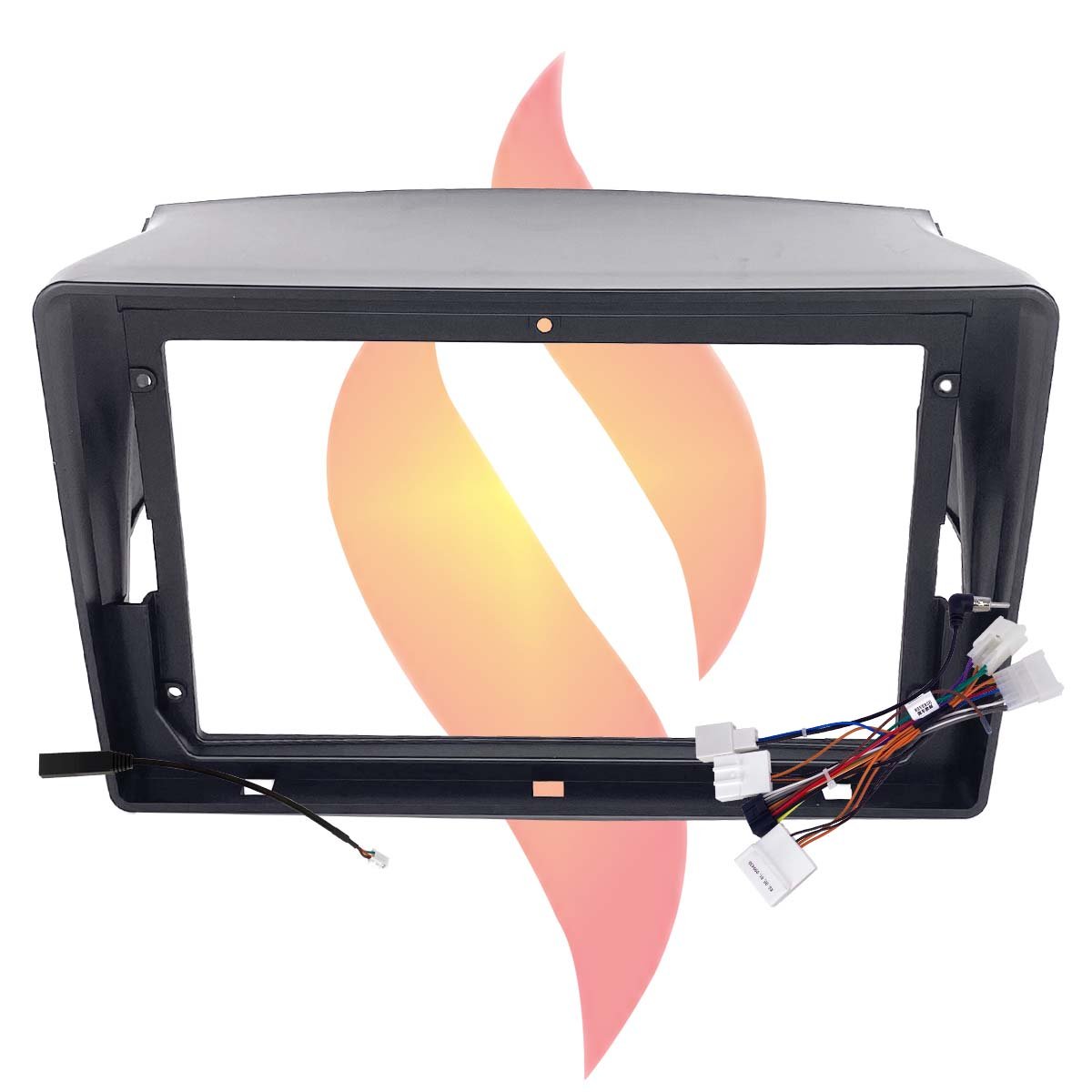 Simple Soft 9 Inch Car DVD Player Frame Kit For 2004-2010 Toyota Sienna Radio Android Fascia
