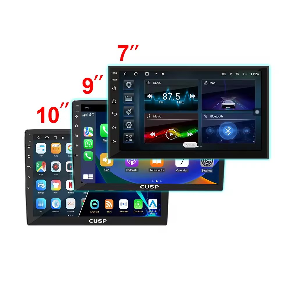 7'' 9" 10''13.1'' Android Stereo Support BT FM DSP Radio Para Autos Multimedia Video Car Dvd Player 10 Inch Car Android Player