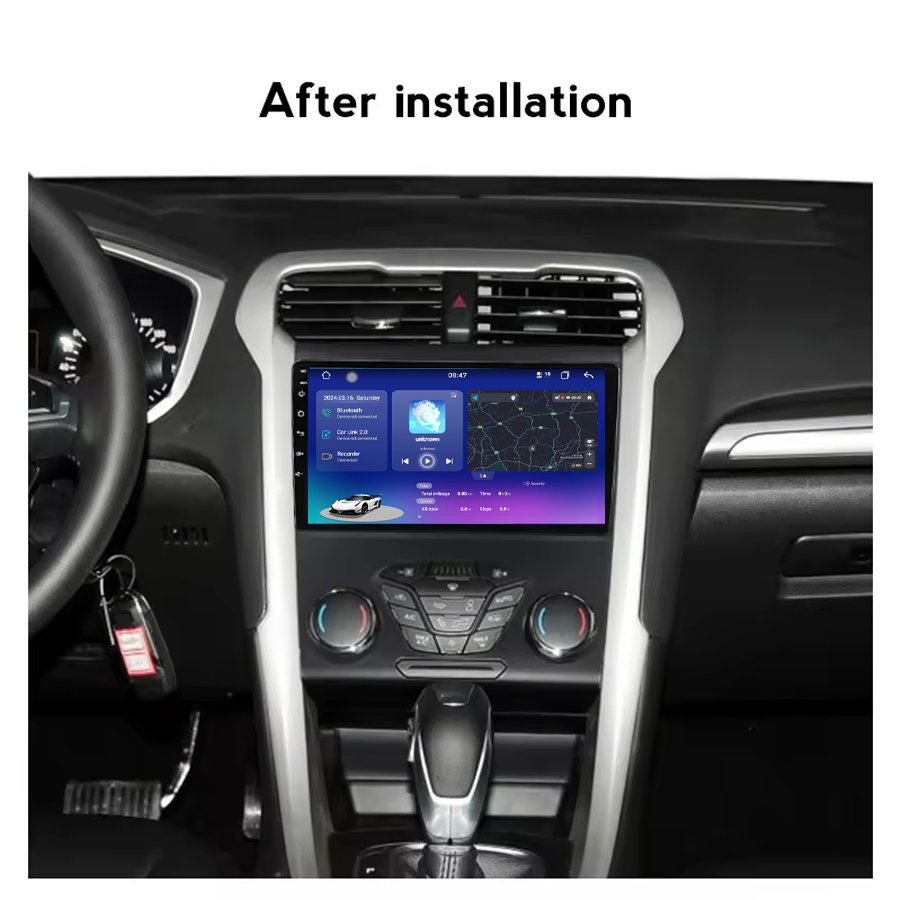 12+512GB Android 13 8core OLED 2K Car Dvd Player For Ford Mondeo Fusion 2012 2013 2014-2019 Car-play Bt Gps Stereo