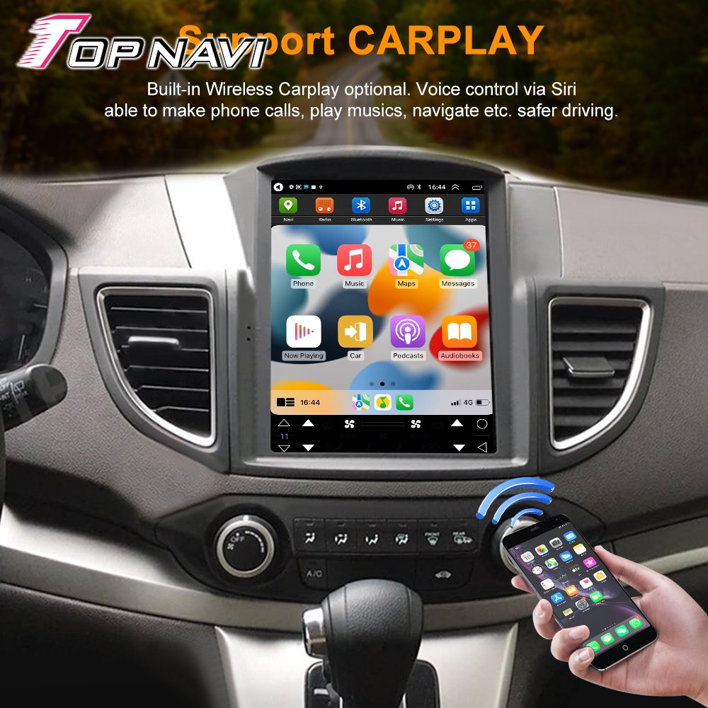 2 Din 10.4Inch Android Car Radio For Honda CRV 2012 - 2016 Car Radio Multimedia Video Player Navigation GPS