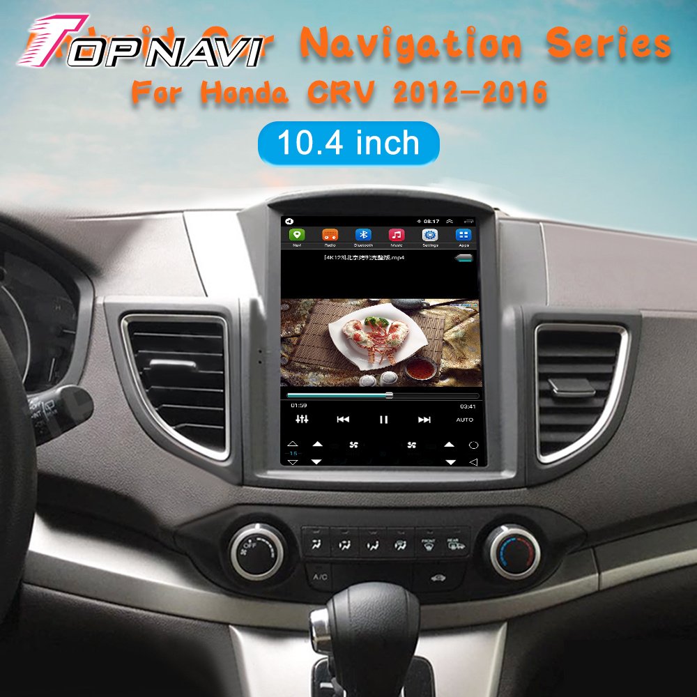 2 Din 10.4Inch Android Car Radio For Honda CRV 2012 - 2016 Car Radio Multimedia Video Player Navigation GPS